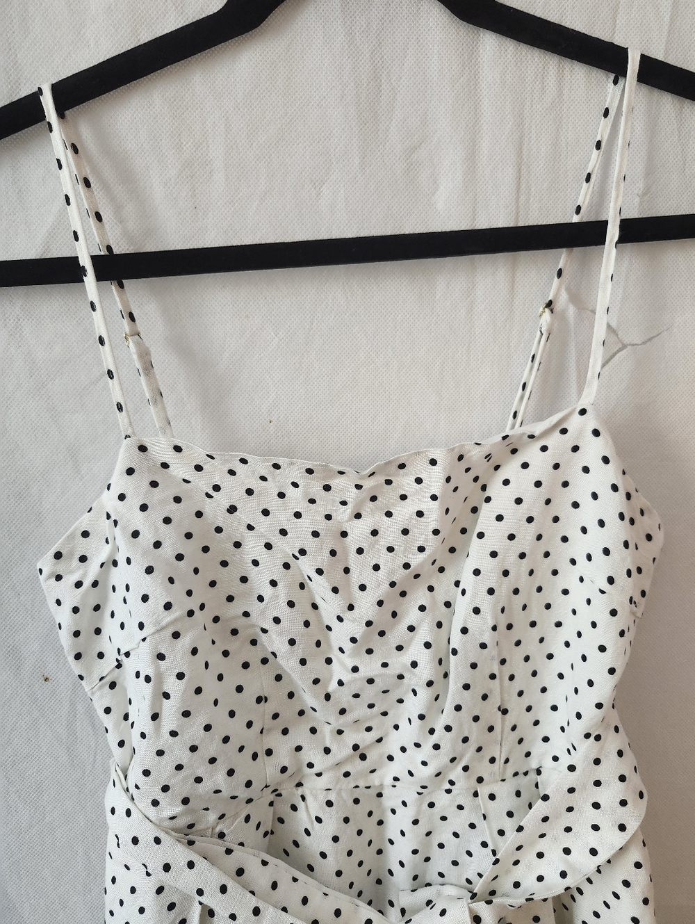 Kate Spade New York X Target Womens Mini Polka Dot Tie Waist Midi Dress - Picture 5 of 8